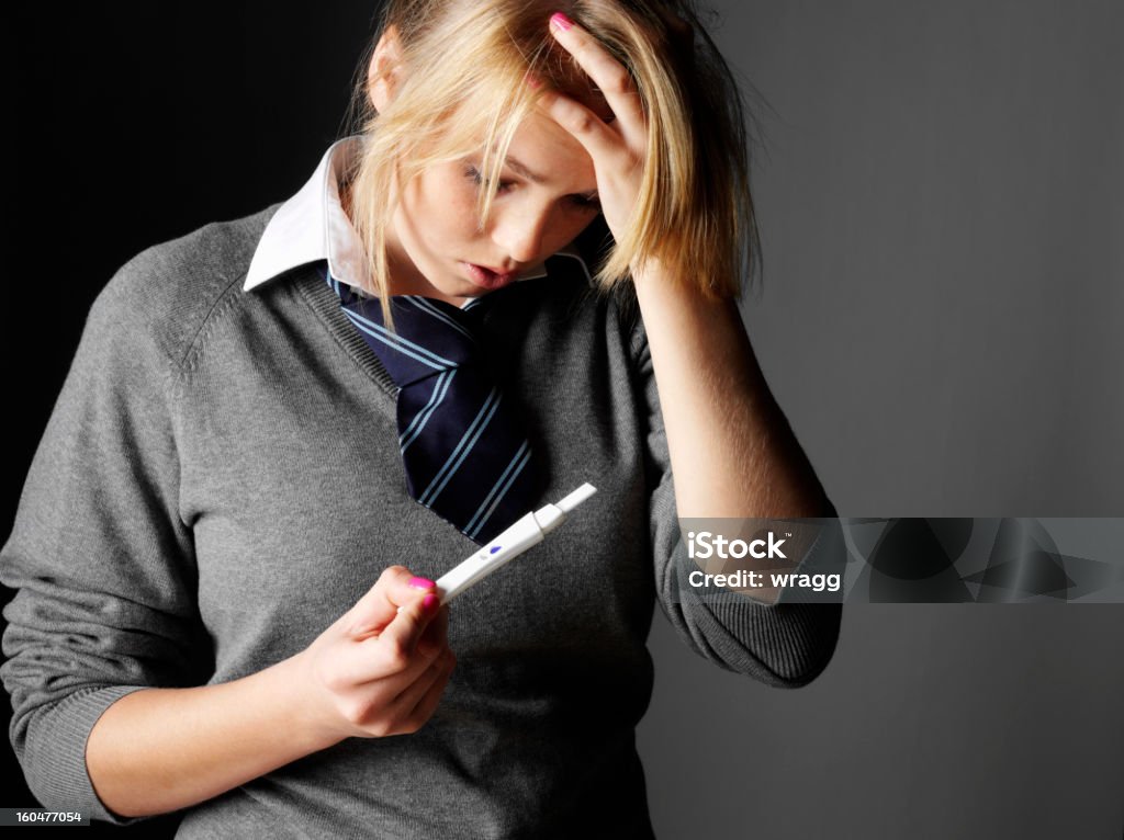 Schwangerschaft in der Schule - Lizenzfrei Teenager-Schwangerschaft Stock-Foto