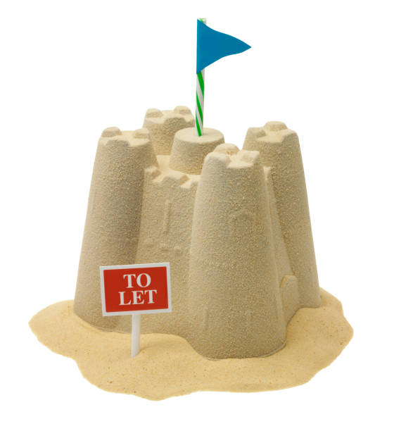 istock Sandcastle for Let sign 160477119