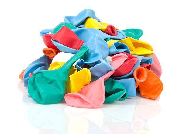 istock Heap of colorful empty balloons, isolated on white 160477271