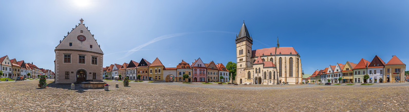 Old Town Square in Bardejov, Slovakia