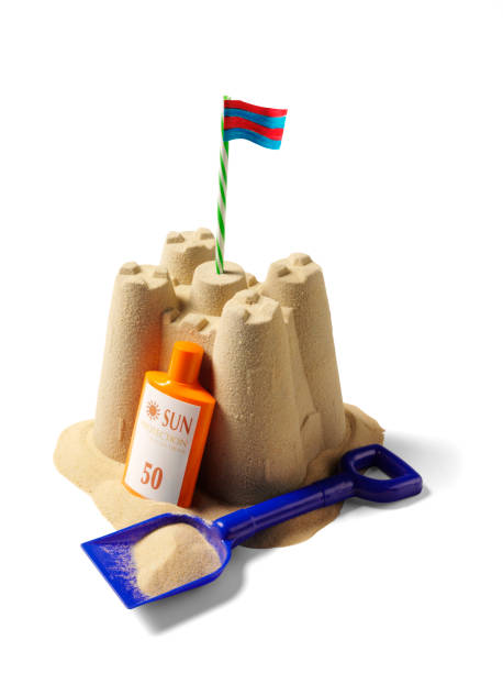 istock Sandcastle and Sun Protection 160477654