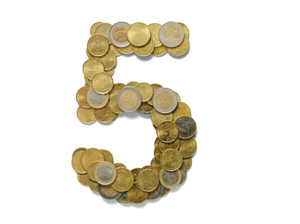 istock Number 5 in Euros 160477659