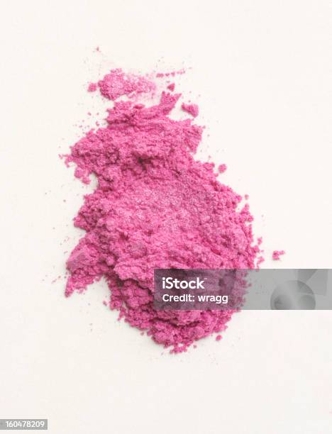 Pilha De Pó De Maquiagem Rosa - Fotografias de stock e mais imagens de Cor de rosa - Cor de rosa, Pó Facial, Beleza