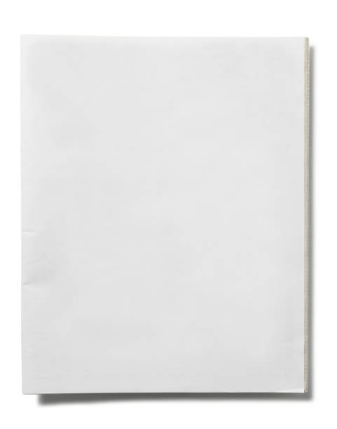 Jornal em branco - fotografia de stock