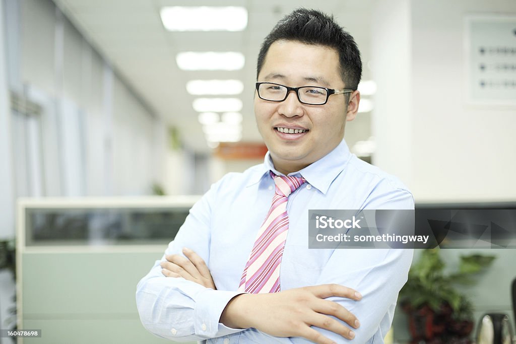 one asian businessmen in office 30-39 Years Stock Photo