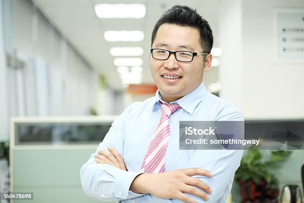 One Asian Businessmen In Office Stock Photo - Download Image Now - 30-39 Years, Adult, Adults Only