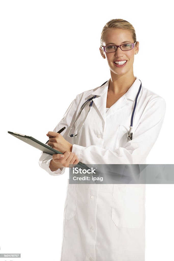 Mujer joven médico - Foto de stock de Doctor libre de derechos