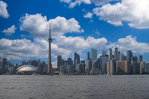 Toronto City Skyline and Vista from Lake Ontario