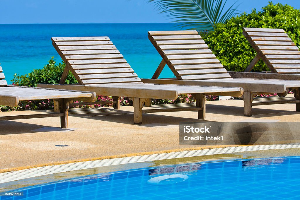 Bela praia tropical, Tailândia. - Foto de stock de Azul royalty-free