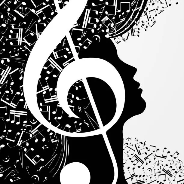 Vector illustration of Music