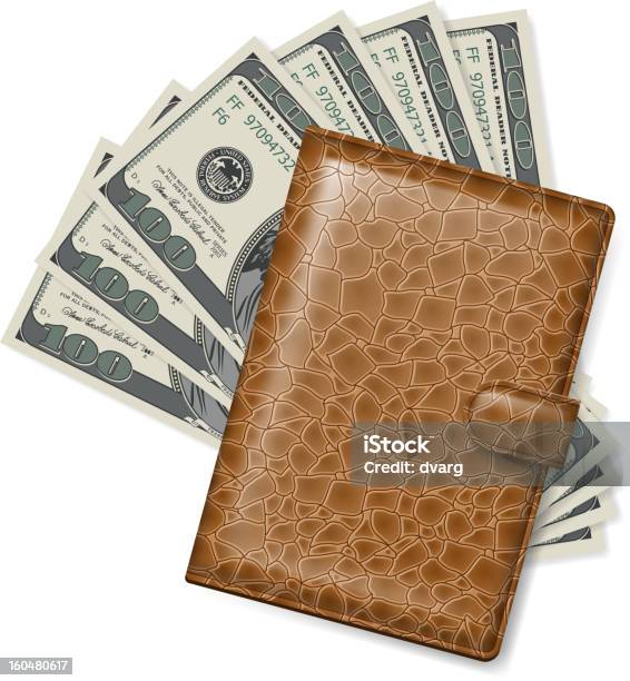 Leather Wallet Stock Illustration - Download Image Now - Currency, Finance, Illustration