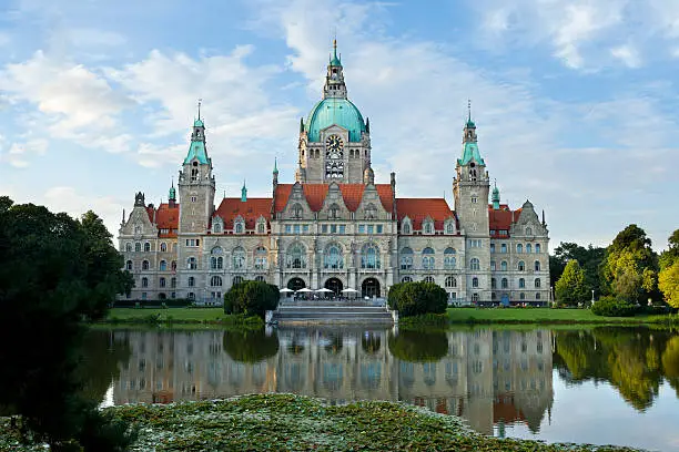 This splendid City Hall was built in 1901 on oak piles and looks like a castle and since has become a well-know landmark of the city. Kaiser Wilhem I inaugurated it in 1913.