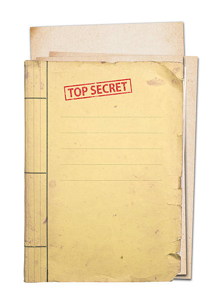 top secret folder. top secret folder isolated, clipping path. old file folder stock pictures, royalty-free photos & images