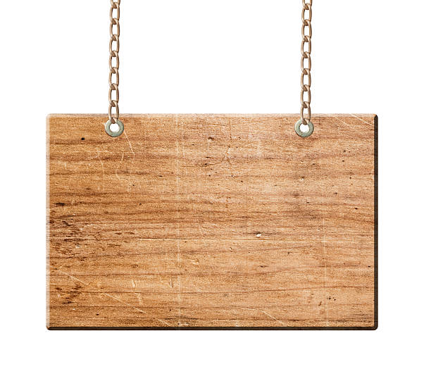 istock Wood sign isolated, 160483756