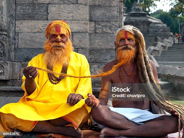 Sadhus In Nepal Stockfoto und mehr Bilder von Katmandu - Katmandu, Asien, Askese