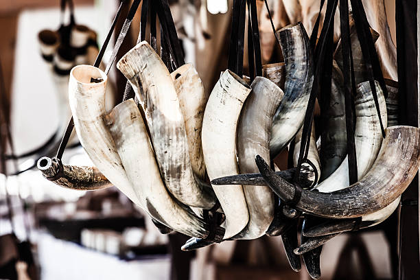 istock Medieval instrument in market 160485407