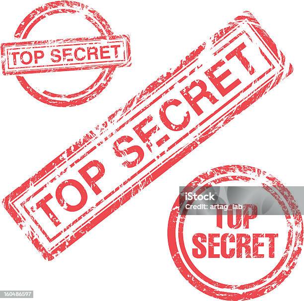 Top Secret Colecção De Selos - Arte vetorial de stock e mais imagens de Selo Postal - Selo Postal, Carimbo, Confidential - Palavra inglesa