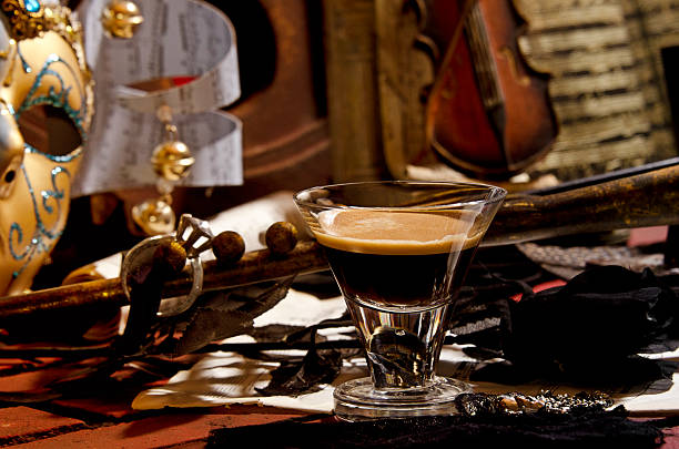 sapori di musica - espresso music theatrical performance coffee foto e immagini stock