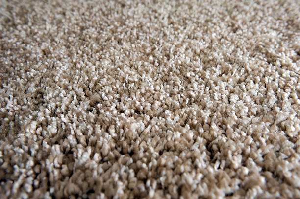 istock A close-up view of a tan carpet 160488037