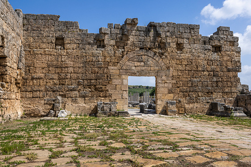 Entrance of the Ancient City of Perge, Antalya, Turkey.