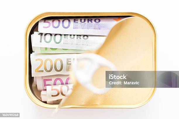 Eurocan — стоковые фотографии и другие картинки Белый фон - Белый фон, Валюта, Европейская валюта
