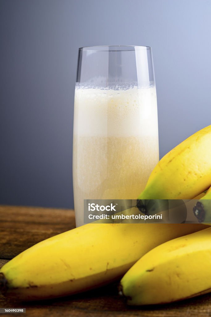 Batido de plátano - Foto de stock de Alimento libre de derechos