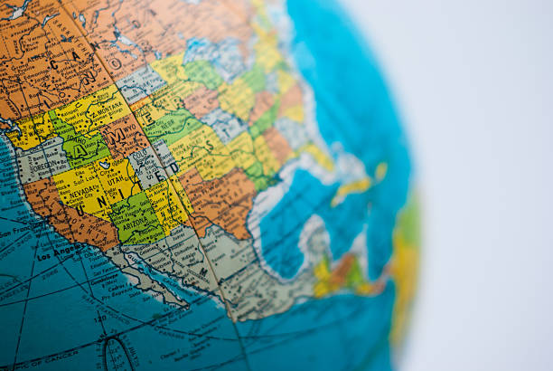 istock Antique Globe with Shallow Depth of Field 160492341
