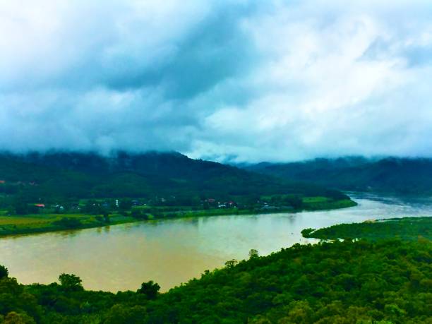 istock Rivers, mountains and forests, created by nature Suitable for your vacation. 1604924023