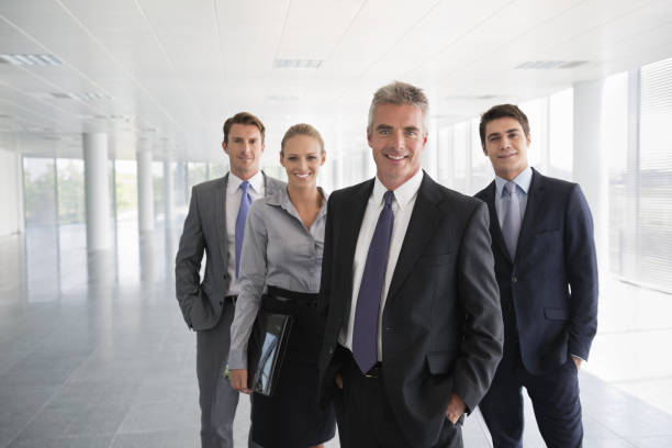 Business Team In Office Building
