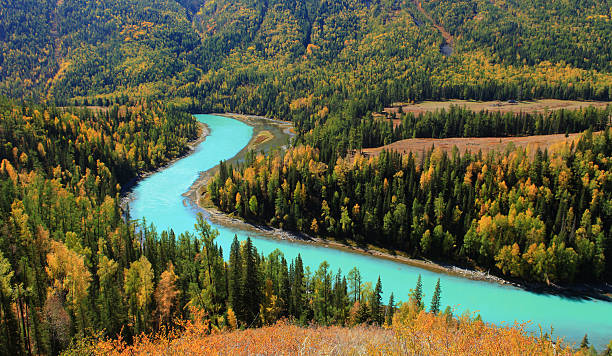 istock Kanas River, Xinjiang, China 160494562
