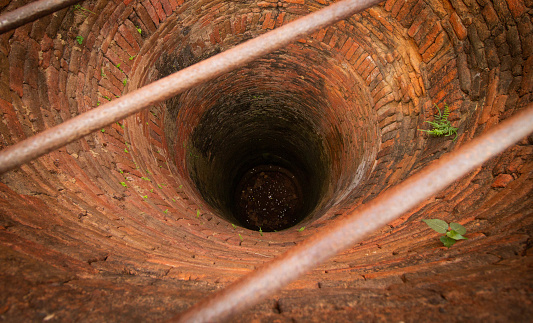 Ancient well at Nalanda University in northern India drew scholars from all over Asia, surviving for hundreds of years before being destroyed by invaders in 1193.
