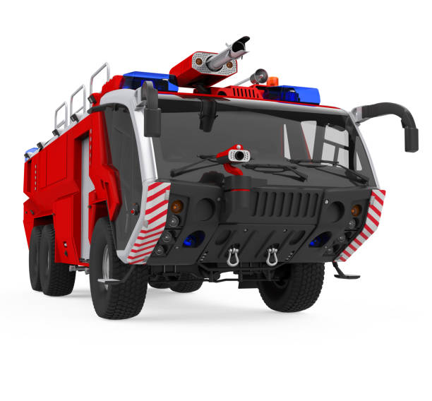 istock Fire Rescue Truck Isolated 1604950899