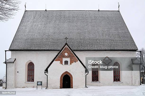 Photo libre de droit de Porvoo Cathédrale En Hiver Finlande banque d'images et plus d'images libres de droit de Architecture - Architecture, Blanc, Brique