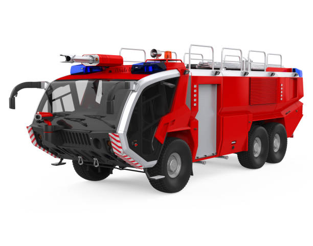 istock Fire Rescue Truck Isolated 1604952573