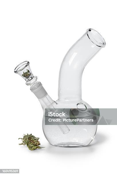 Water Pipe With Marijuana Bud Stock Photo - Download Image Now - Bong, Cannabis Plant, Marijuana - Herbal Cannabis