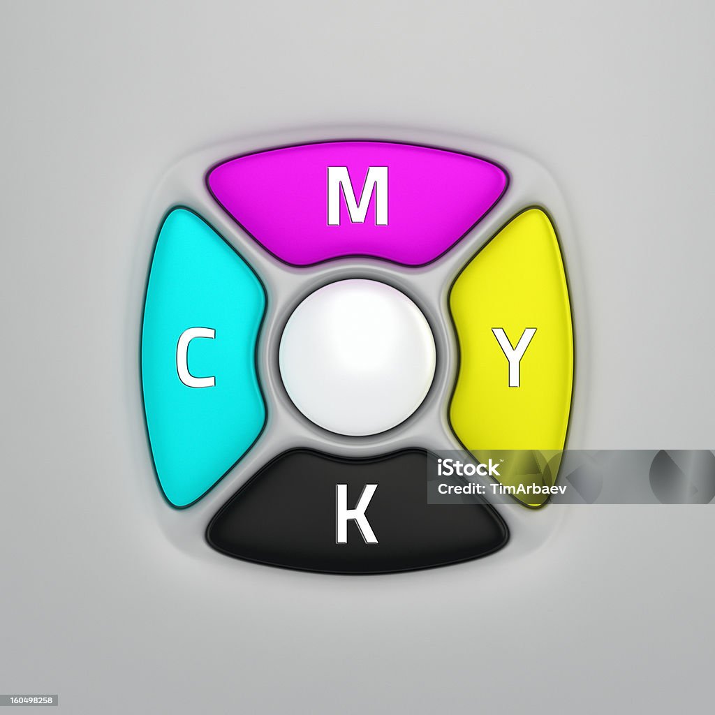 CMYK контроллер - Стоковые фото Без людей роялти-фри