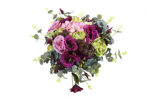 Photo of bouquet of artificial flowers