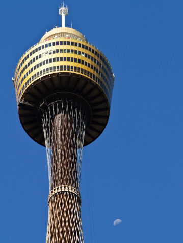 A view of Sydney tower in Sydney Australia