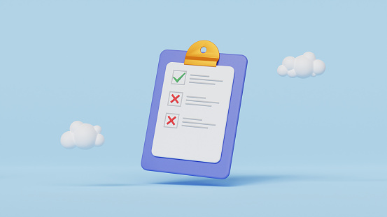 Cliboard Task 3d White Clipboard Task Management Todo Check List Efficient Work On ...