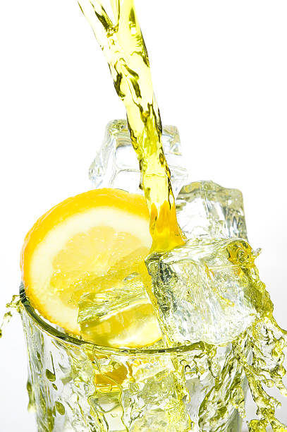 Lemonade and ice
