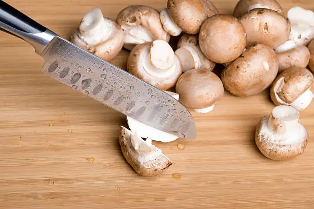 Cut mushroom