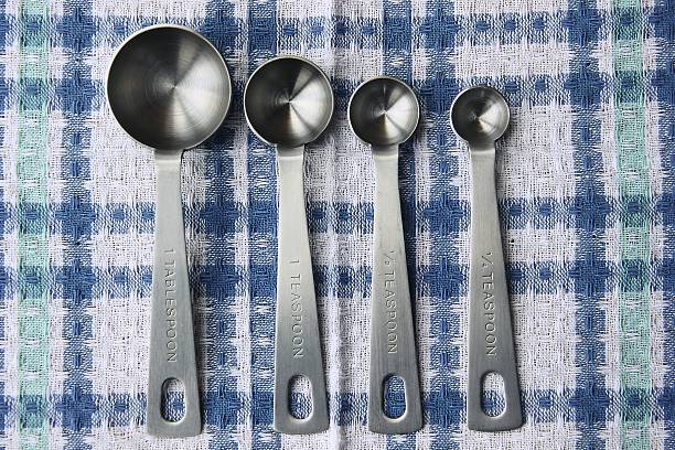 messen tools - table spoon stock-fotos und bilder