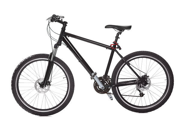 istock Black mountain bike 160507769