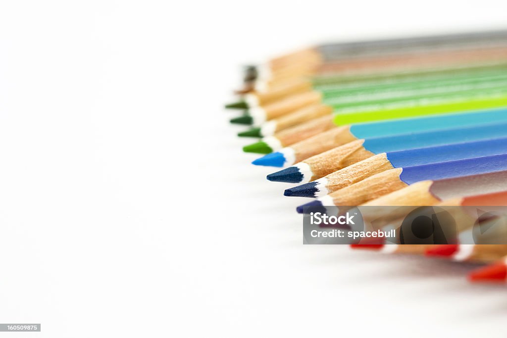 Conjunto de lápices de colores - Foto de stock de Afilado libre de derechos