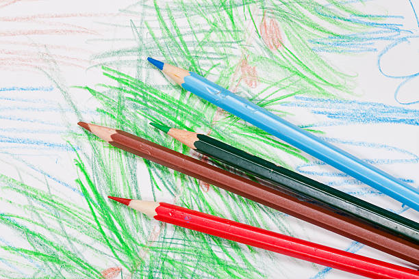 istock colored pencils on children draw 160510198
