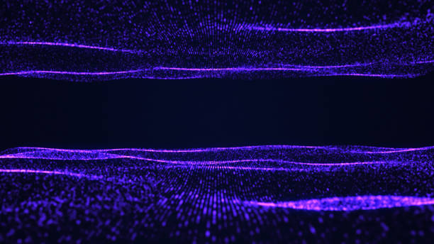 istock 4k Abstract Particle Wave Bokeh Background - Water, Snow - Beautiful Glitter Loop 1605108013