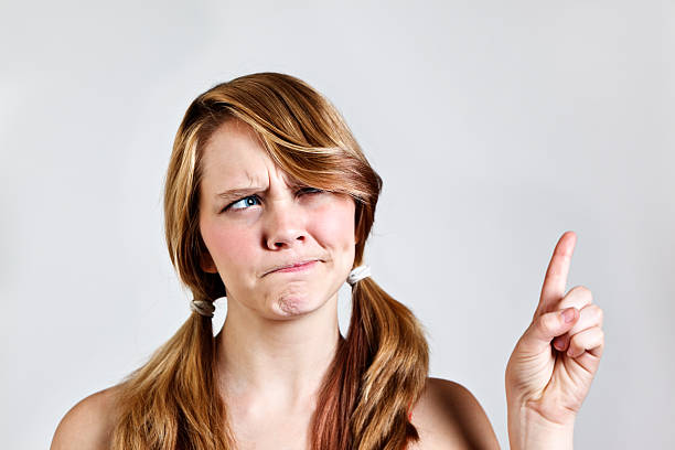 istock Pretty teenager is contemplating her idea 160511008