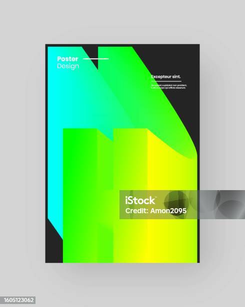 Vector Poster Abstract Abstract Poster Design Stock Illustration - Download Image Now ...