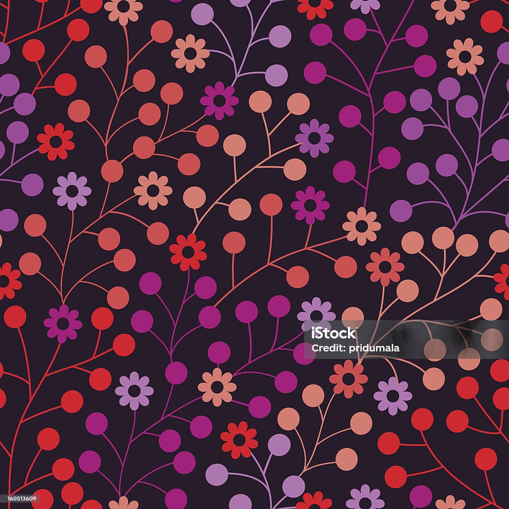 Floral seamless background. - arte vectorial de Abstracto libre de derechos