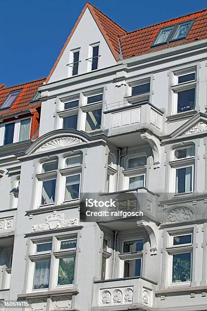 Fachada Do Edifício Apartement Em Kiel Alemanha - Fotografias de stock e mais imagens de Alemanha - Alemanha, Arquitetura, Art Nouveau
